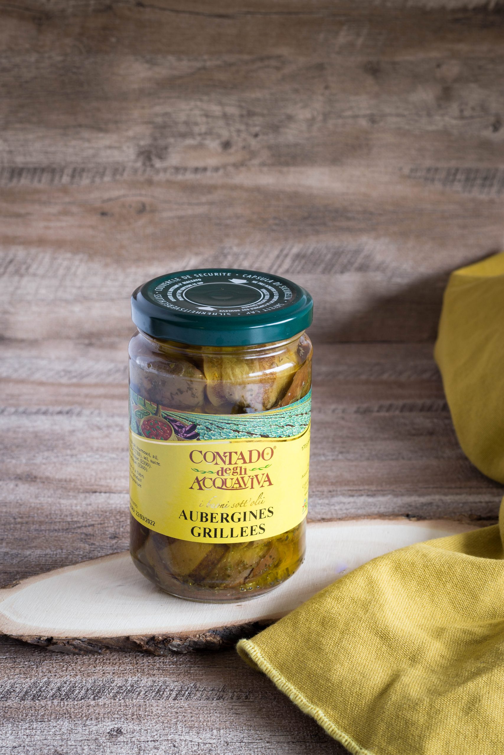 Filets D'aubergines à L'huile D'olive Extra Vierge Et Huile De Tournesol – Artisanal, Sans Conservateurs