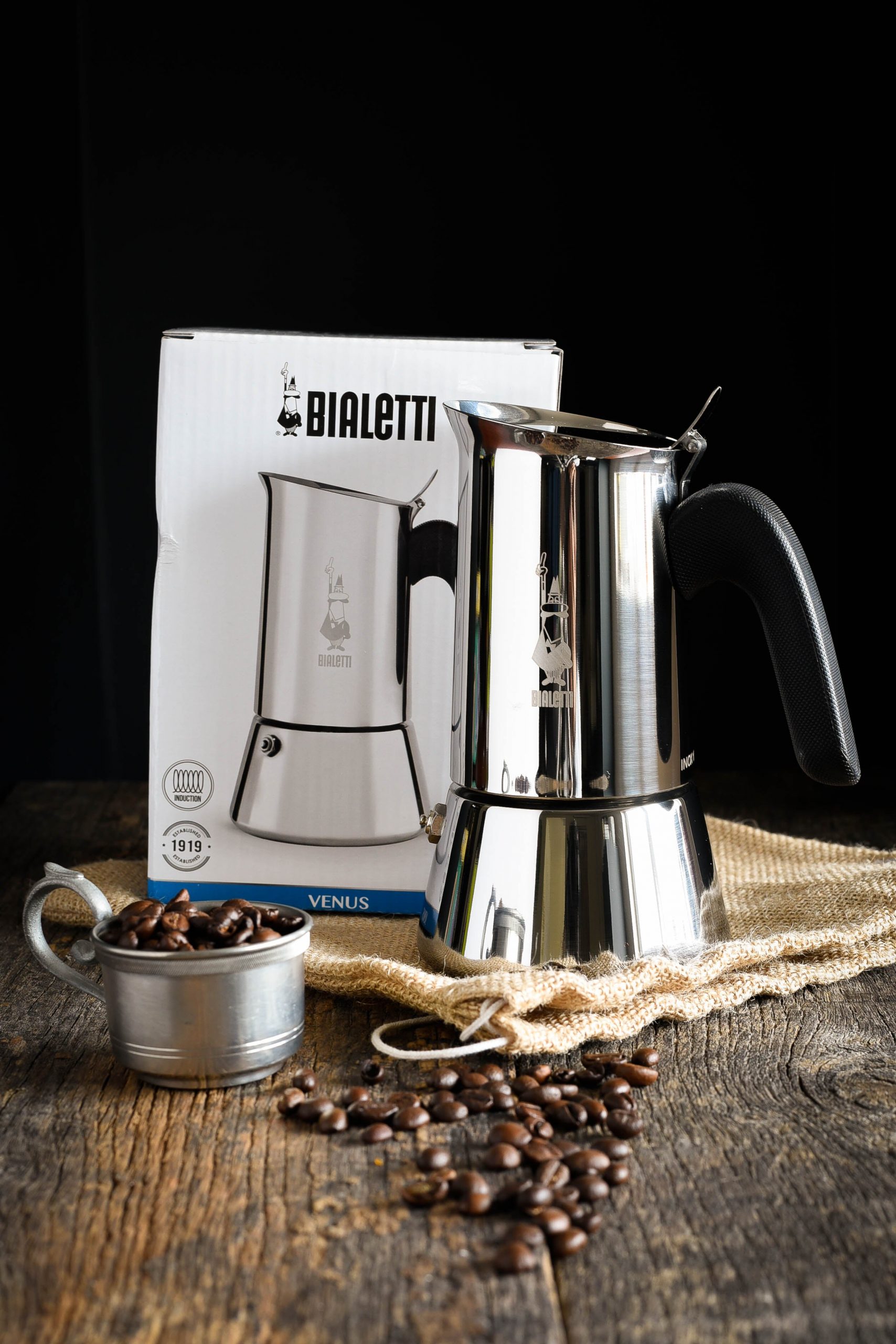 Cafetière italienne induction Venus Bialetti - cafetière à pression