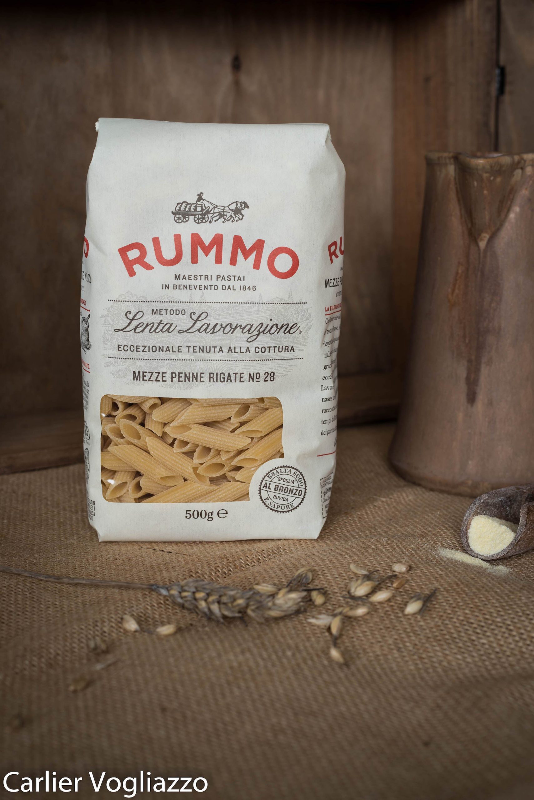Rummo Mezze Penne Rigate (500g) - Carlier Vogliazzo